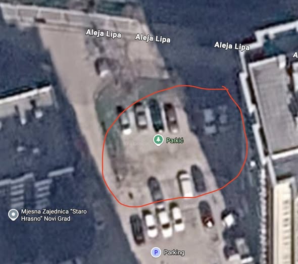 Fotografija 4: Dječiji park pretvoren u parking